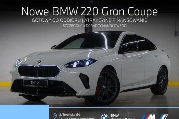 Nowe BMW 220 Gran Coupé 170 KM mHEV - HarmanKardon - Kamera 360!