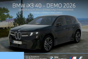 iX3 40 320 KM EV - DEMO 2026 - Pakiet M Sport - HarmanKardon!