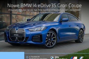 i4 eDrive35 Gran Coupé 286 KM EV -M Sport - Dostęp Komfortowy!